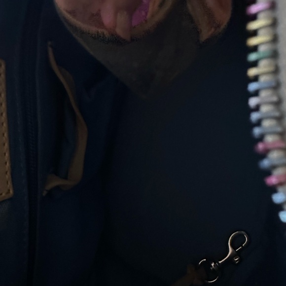 Dooney & Bourke RAINBOW Y2K Bag With Pink Heart Charm - Picture 15 of 16